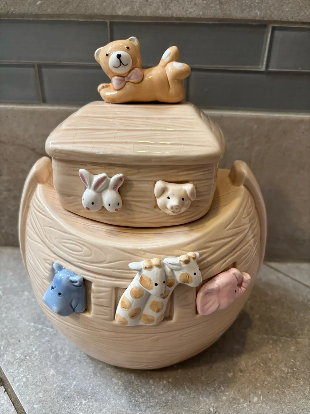 Vinted Noah’s Ark Cookie Jar